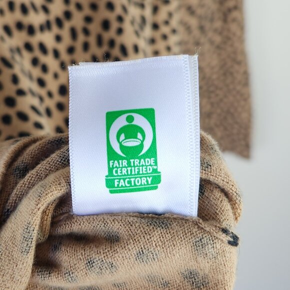 J. Crew Wild Cheetah Print Teddie Lightweight Sweater sz XS - Picture 9 of 9